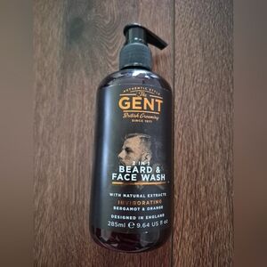 NEW Ashton Moore The Gent British Grooming 2 in 1 Beard & Face Wash 9.64 oz